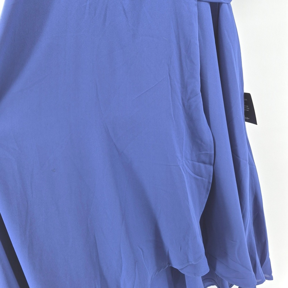 Lulus My Whole Heart Royal Blue Wrap Dress High-Low Maxi XL NWT Wedding Guest - Picture 8 of 15
